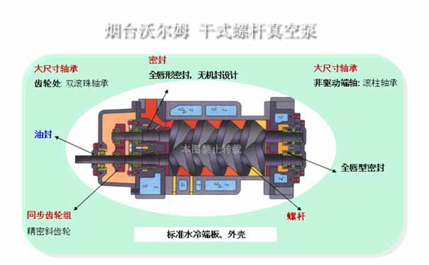 干式螺桿真空泵工作原理_山東煙臺(tái)沃爾姆干式螺桿真空泵圖片 干式螺桿真空泵工作原理_山東煙臺(tái)沃爾姆干式螺桿真空泵圖片